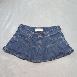 Hollister Blue Denim Skirt
